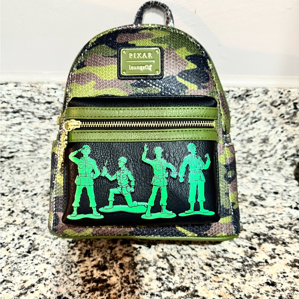 BNWT Disney Pixar Toy Story Toy Soldiers Army Men Loungefly Backpack